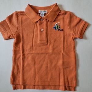 Polo Ralph Lauren Baby Boy Polo Shirt Size 18M Orange